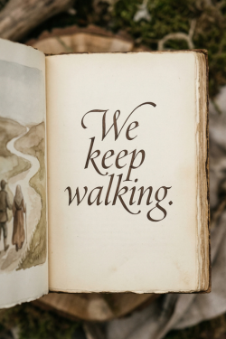 We Keep walking.
